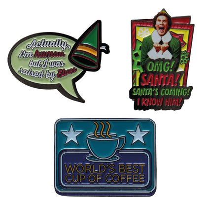 Set de 3 pin's ELF