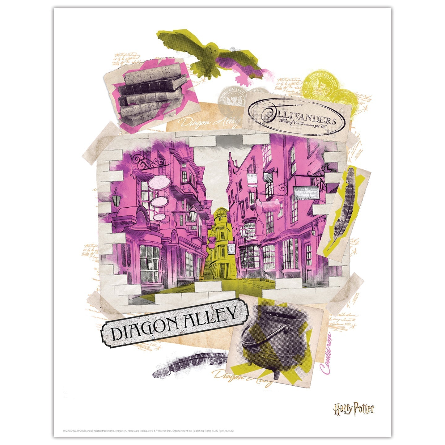 Set de lithographies Harry Potter