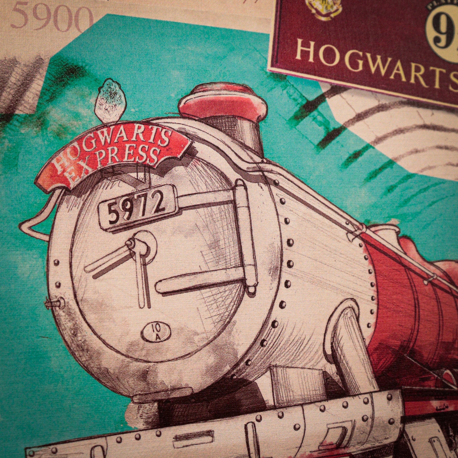 Set de lithographies Harry Potter