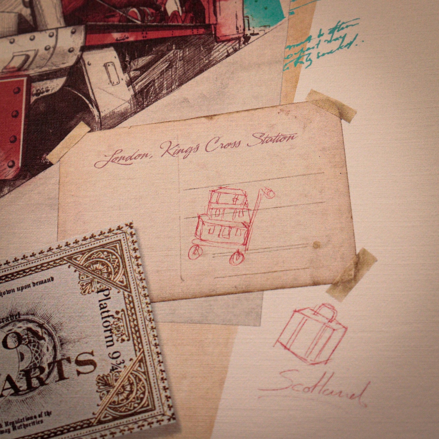 Set de lithographies Harry Potter