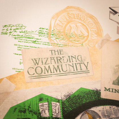 Set de lithographies Harry Potter