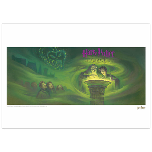 Affiche collector Harry Potter - & the Half Blood Prince Book Cover Artwork