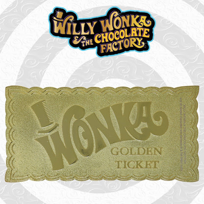 Ticket collector Willy Wonka - Golden