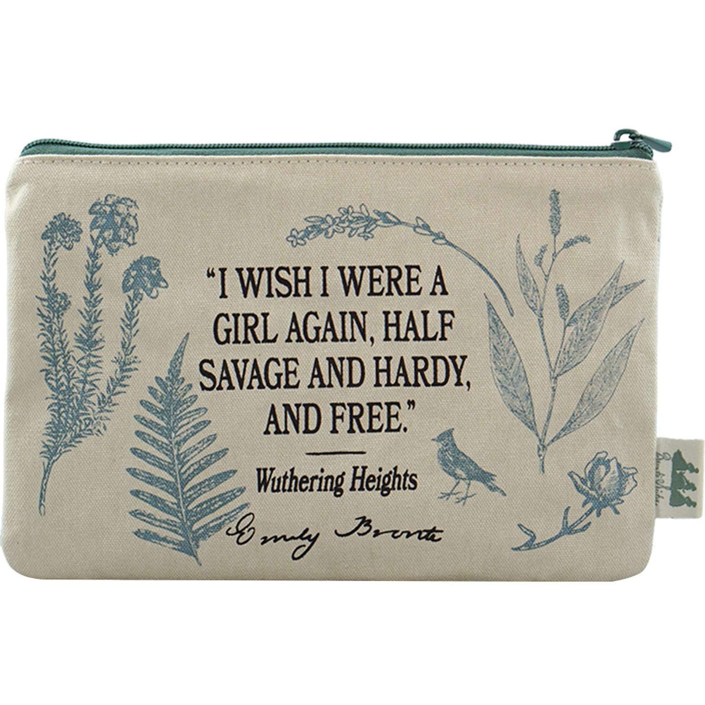 Trousse Sœurs Brontë - Cotton 16 cm x 24 cm