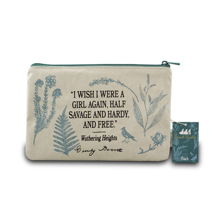 Trousse Sœurs Brontë - Cotton 16 cm x 24 cm
