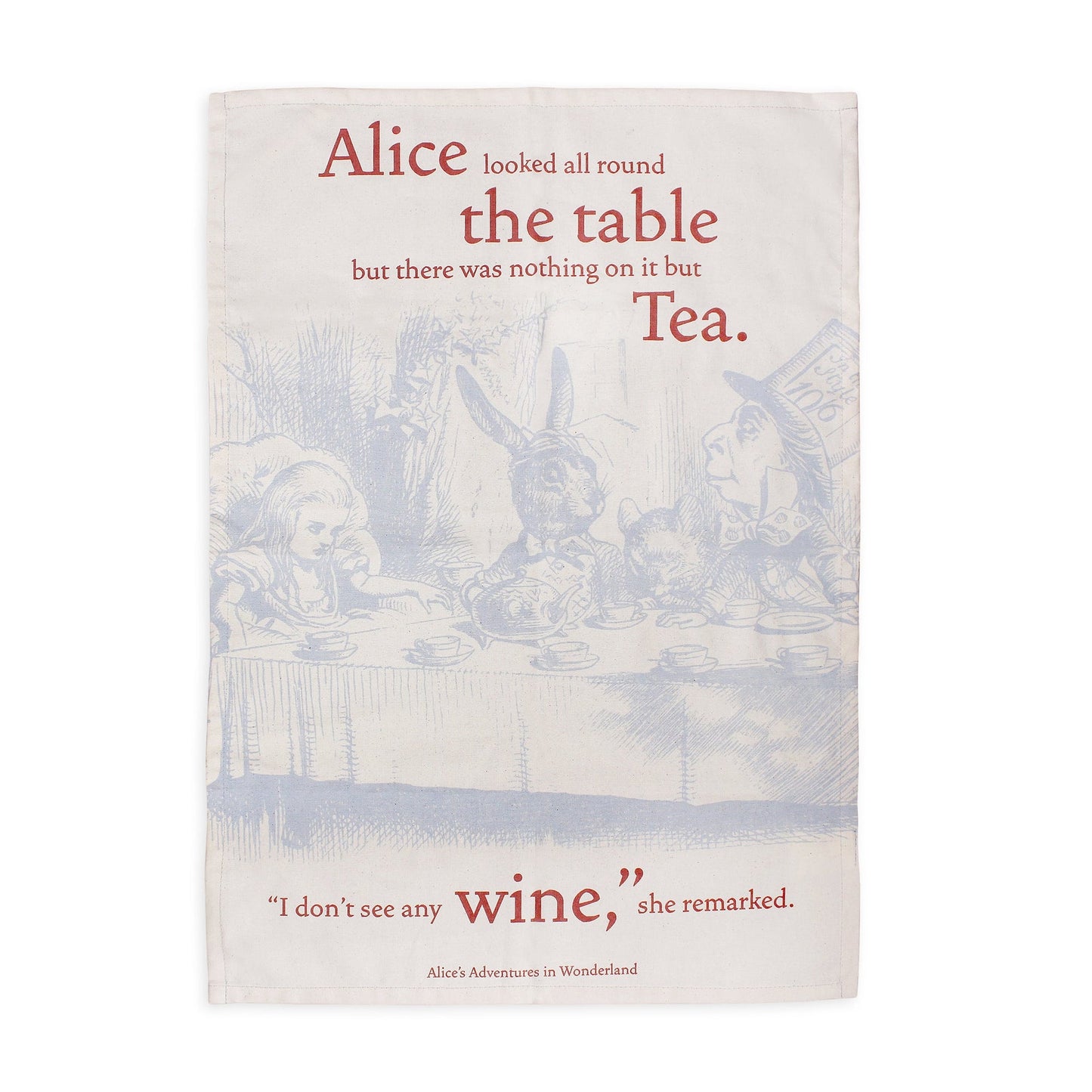 Torchon Alice au pays des merveilles - Alice