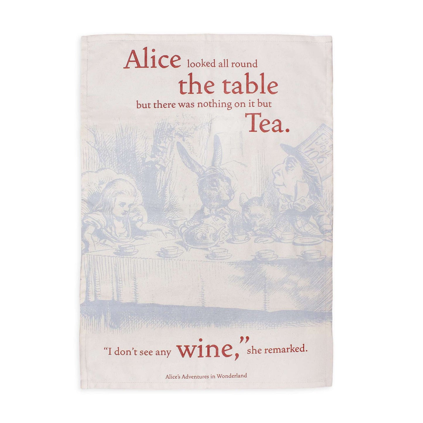 Torchon Alice au pays des merveilles - Alice