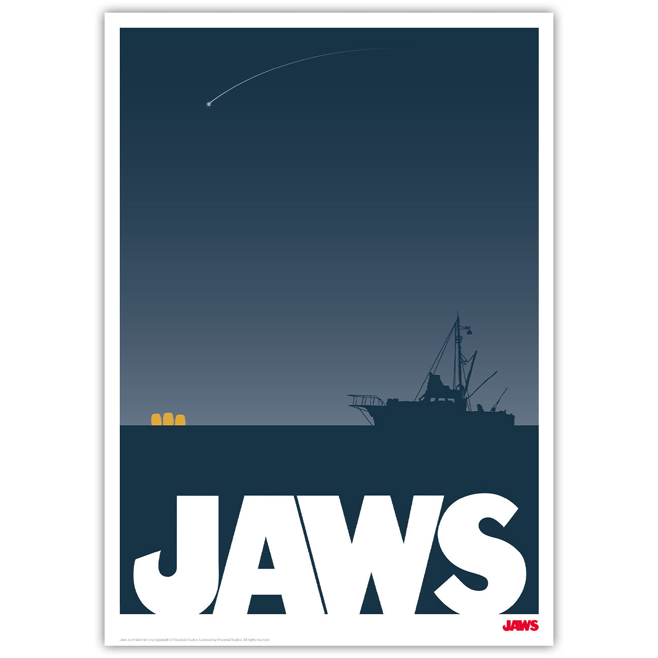Affiche collector Les Dents de la Mer