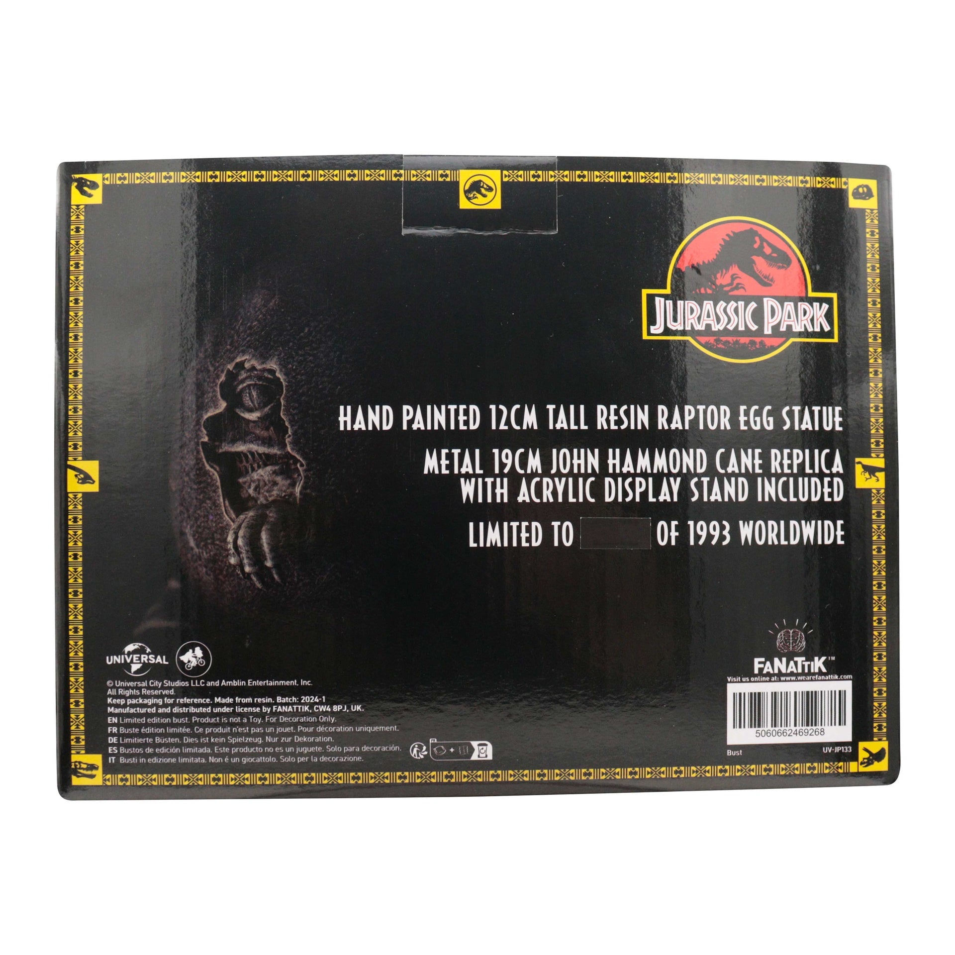 Réplique collector Jurassic Park - 30e anniversaire Egg & John Hammond Cane SetRRéplique collector Jurassic Park - 30e anniversaire Egg & John Hammond Cane SetéRéplique collector Jurassic Park - 30e anniversaire Egg & John Hammond Cane SetpRéplique collector Jurassic Park - 30e anniversaire Egg & John Hammond Cane SetlRéplique collector Jurassic Park - 30e anniversaire Egg & John Hammond Cane SetiRéplique collector Jurassic Park - 30e anniversaire Egg & John Hammond Cane SetqRéplique collector Jurassic Park