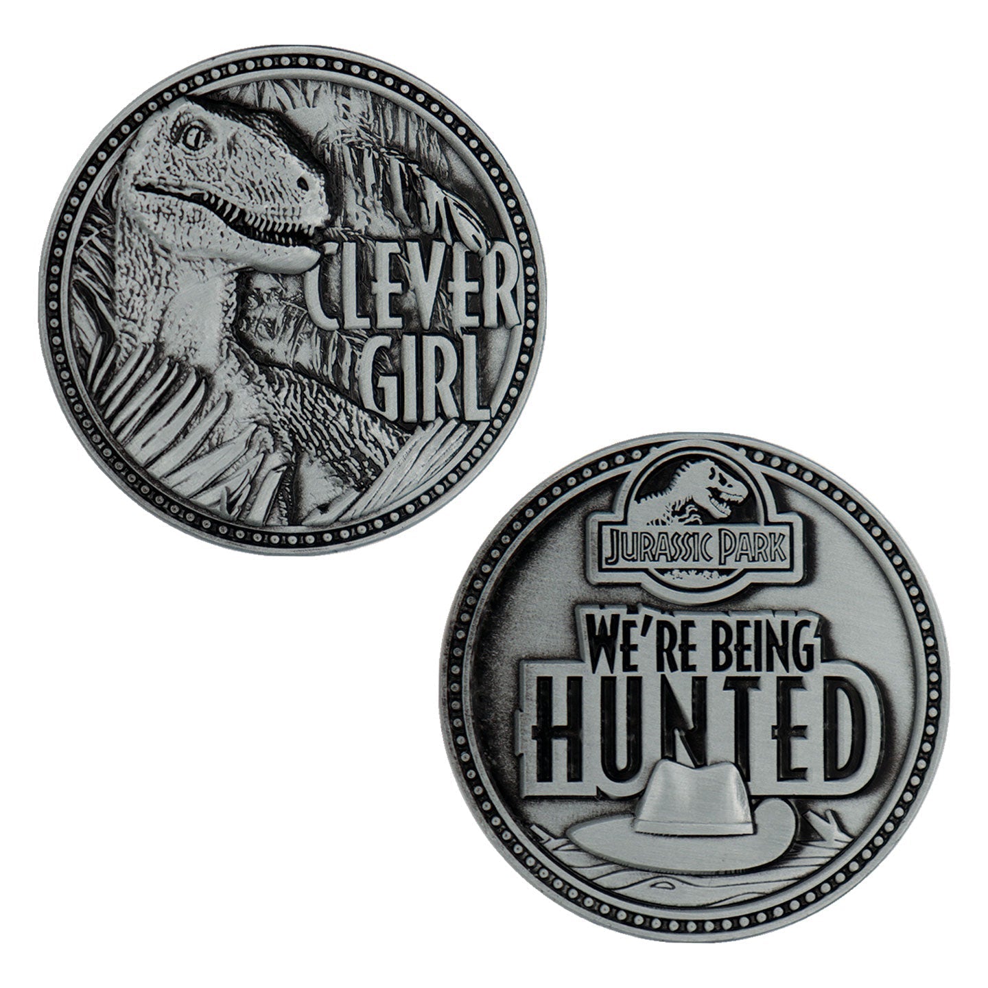Pièce collector Jurassic Park - Clever Girl Raptor