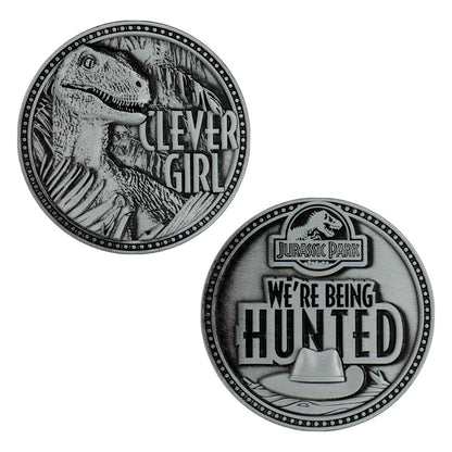 Pièce collector Jurassic Park - Clever Girl Raptor