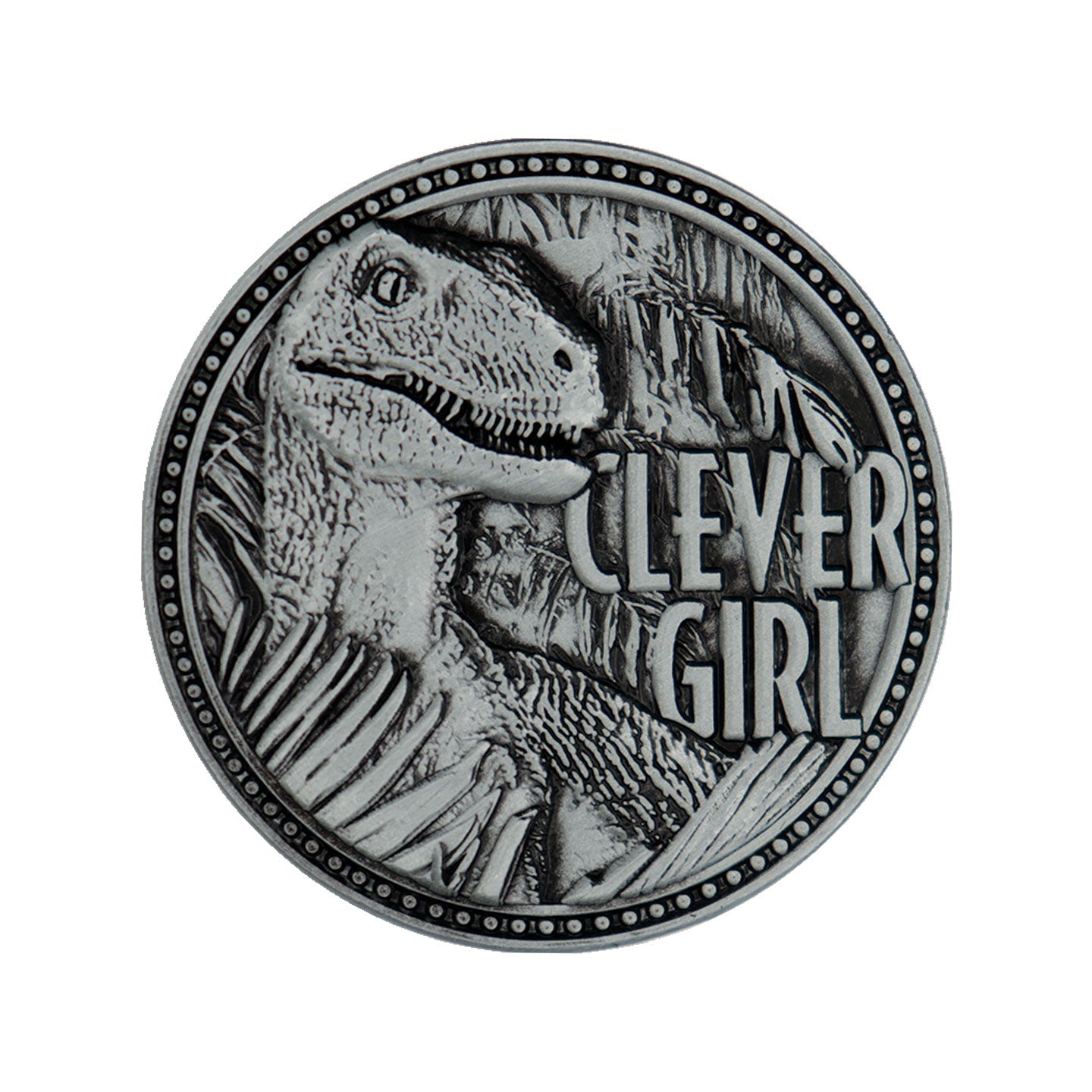 Pièce collector Jurassic Park - Clever Girl Raptor