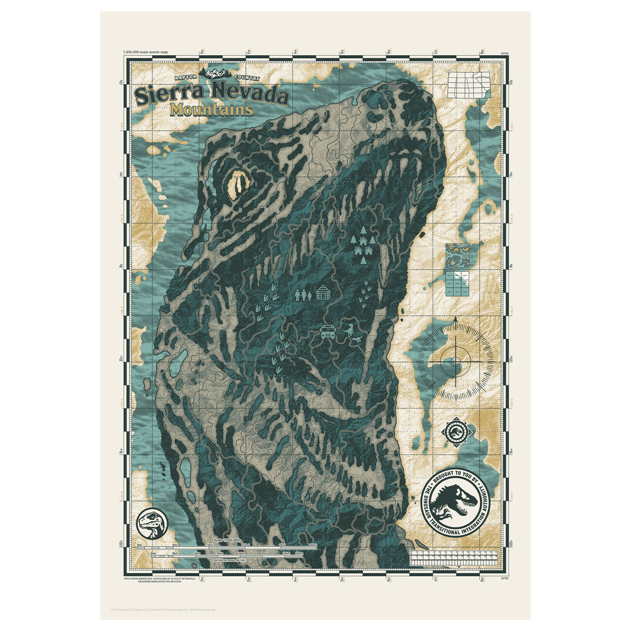 Affiche collector Jurassic World