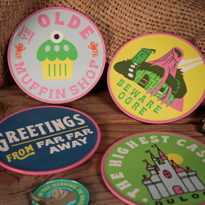 Sous-verres Shrek - 4 Metal