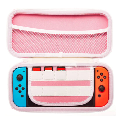 Nintendo Switch-Hülle – flauschiges rosa Einhorn
