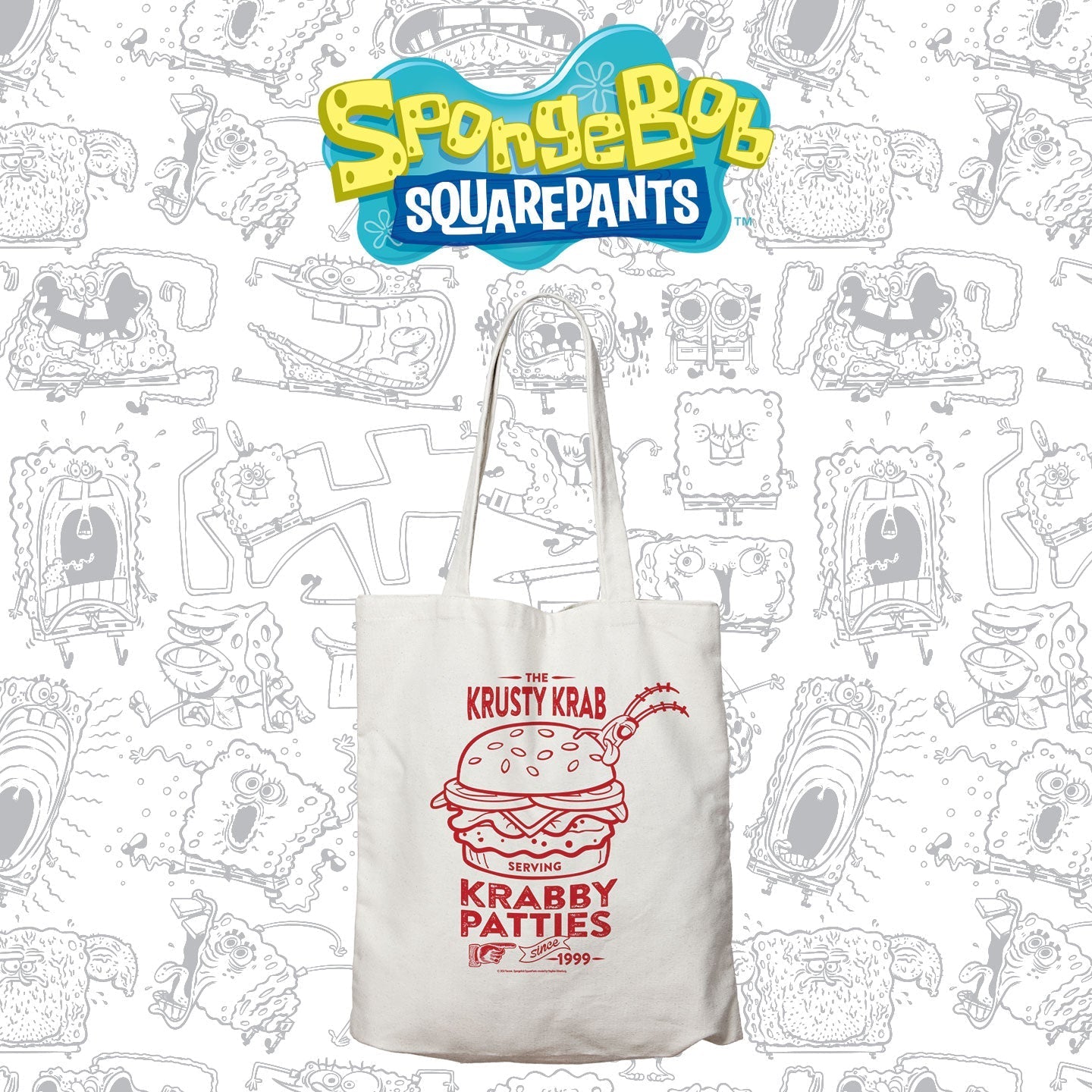 Tote bag Bob l'éponge - Krusty Krab