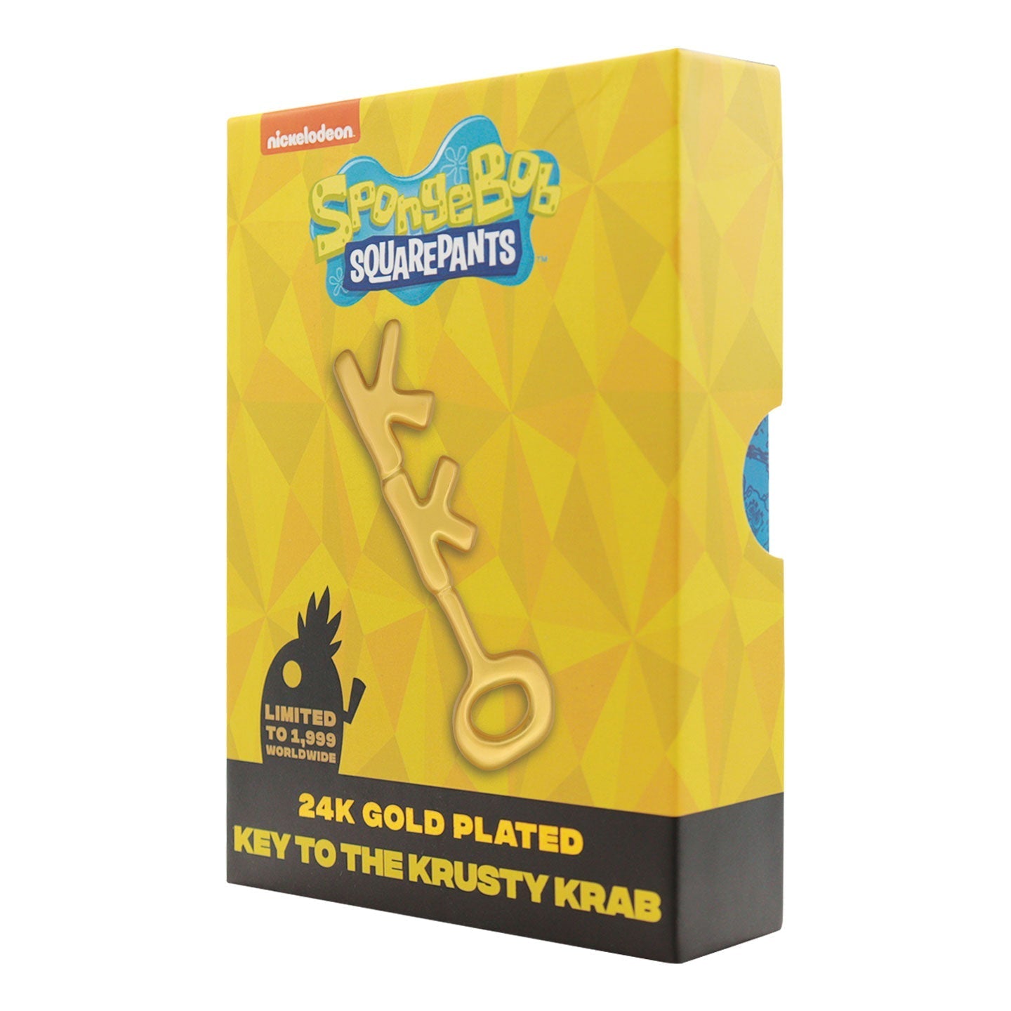 Réplique collector Bob l'éponge - 24k Gold Plated Krusty Krab Key