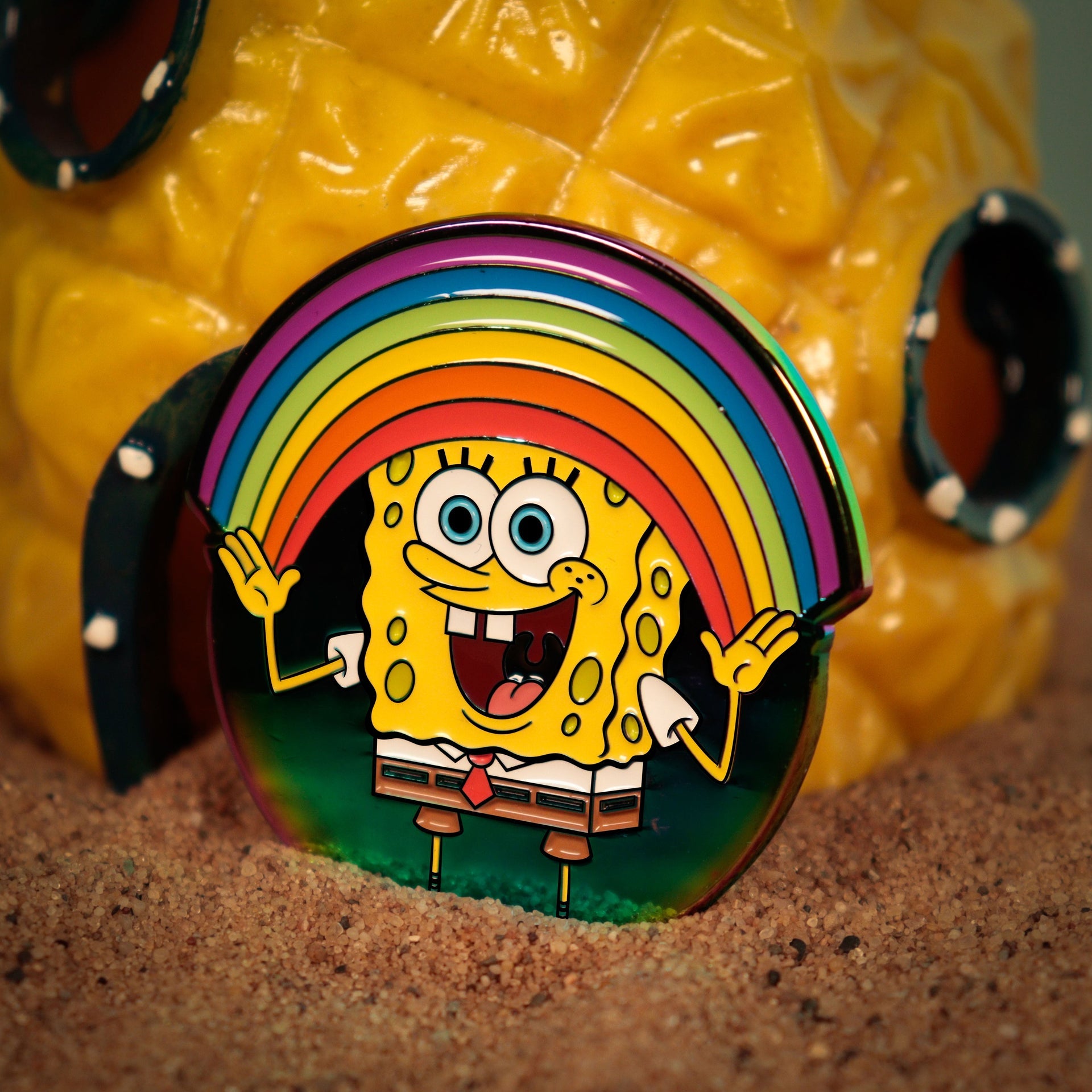 Pin's Bob l'éponge - Rainbow