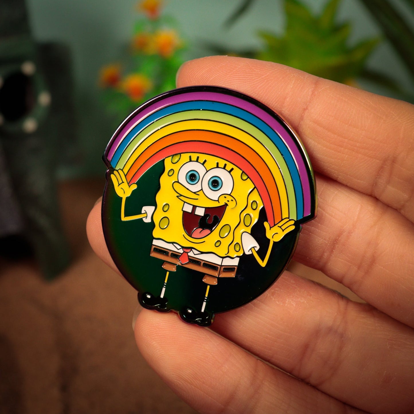 Pin's Bob l'éponge - Rainbow
