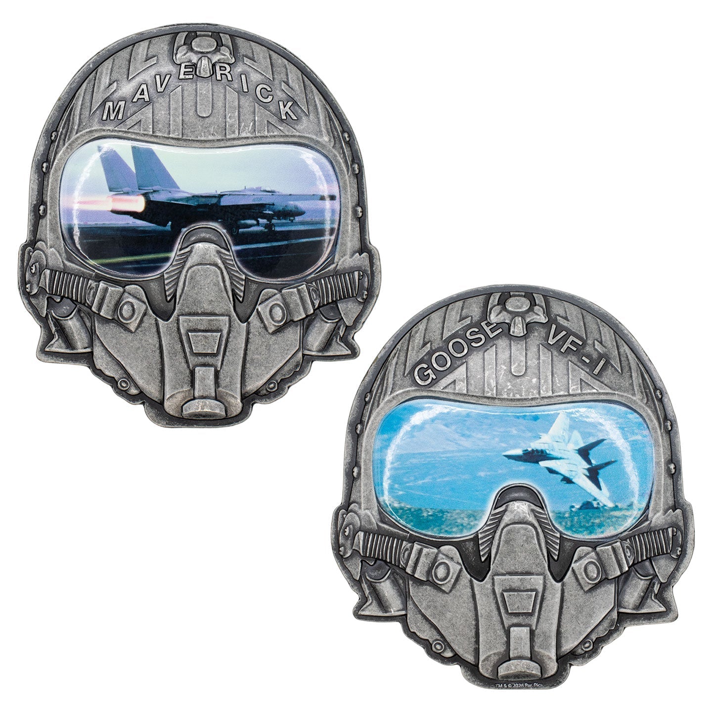 Médaillon collector Top Gun - Helmet
