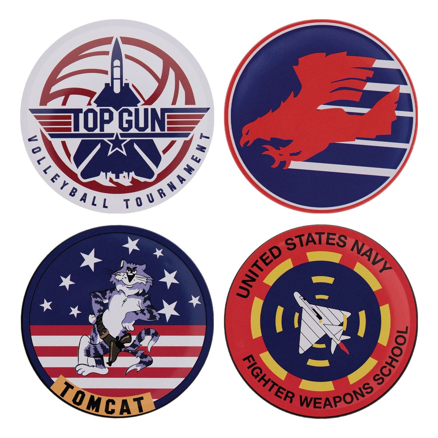 Sous-verres Top Gun - Set of Four Printed Coasters