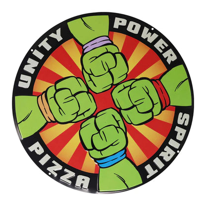 Метална плоча на костенурката Ninja - Pizza Power
