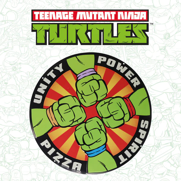 Kovová doska Ninja Turtle - Pizza Power