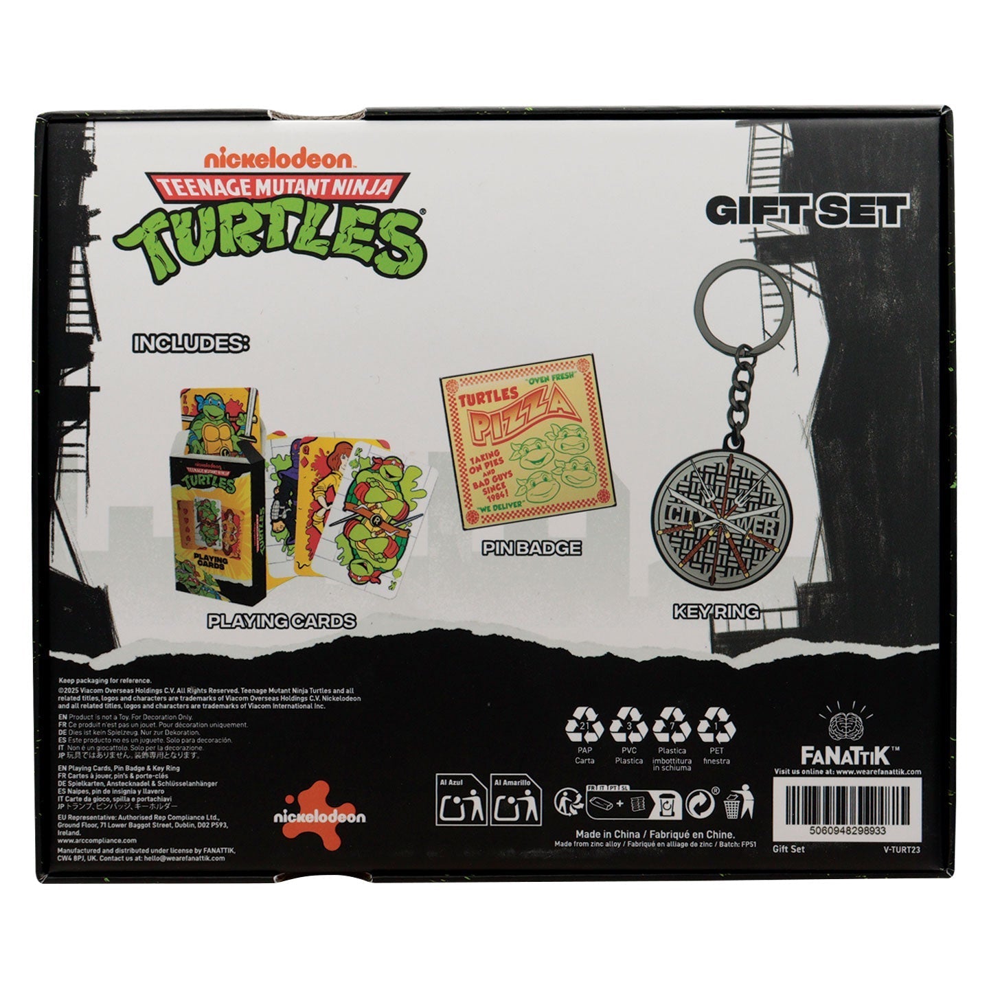 Coffret cadeau Les Tortues Ninja - Cowabunga