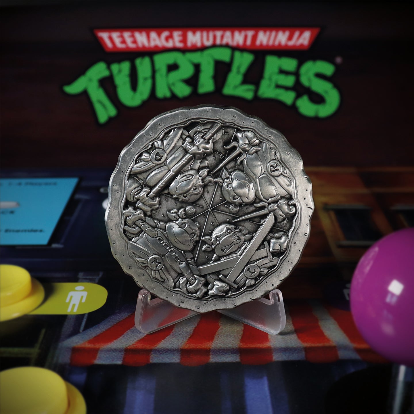 Médaillon collector Les Tortues Ninja - Pizza