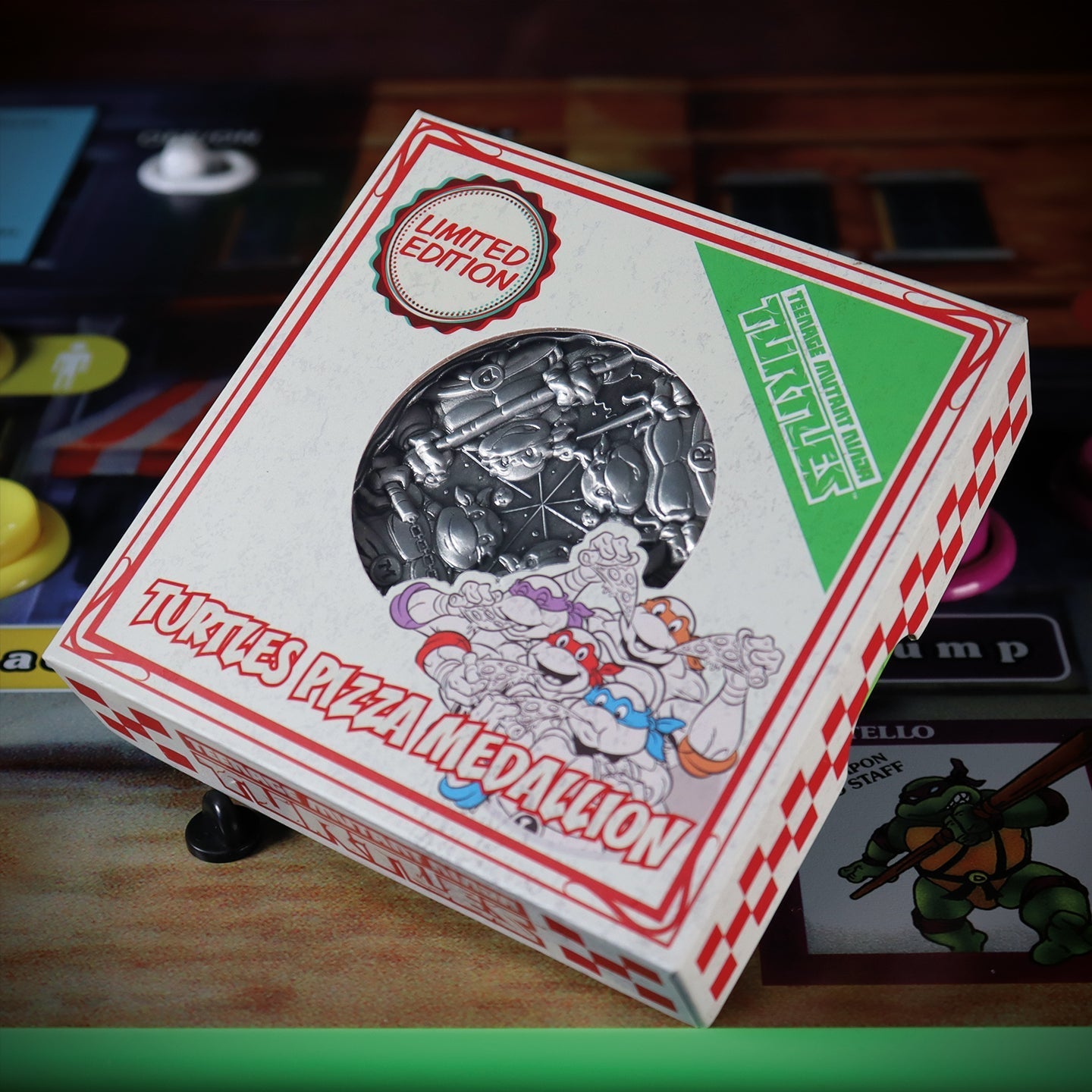 Médaillon collector Les Tortues Ninja - Pizza