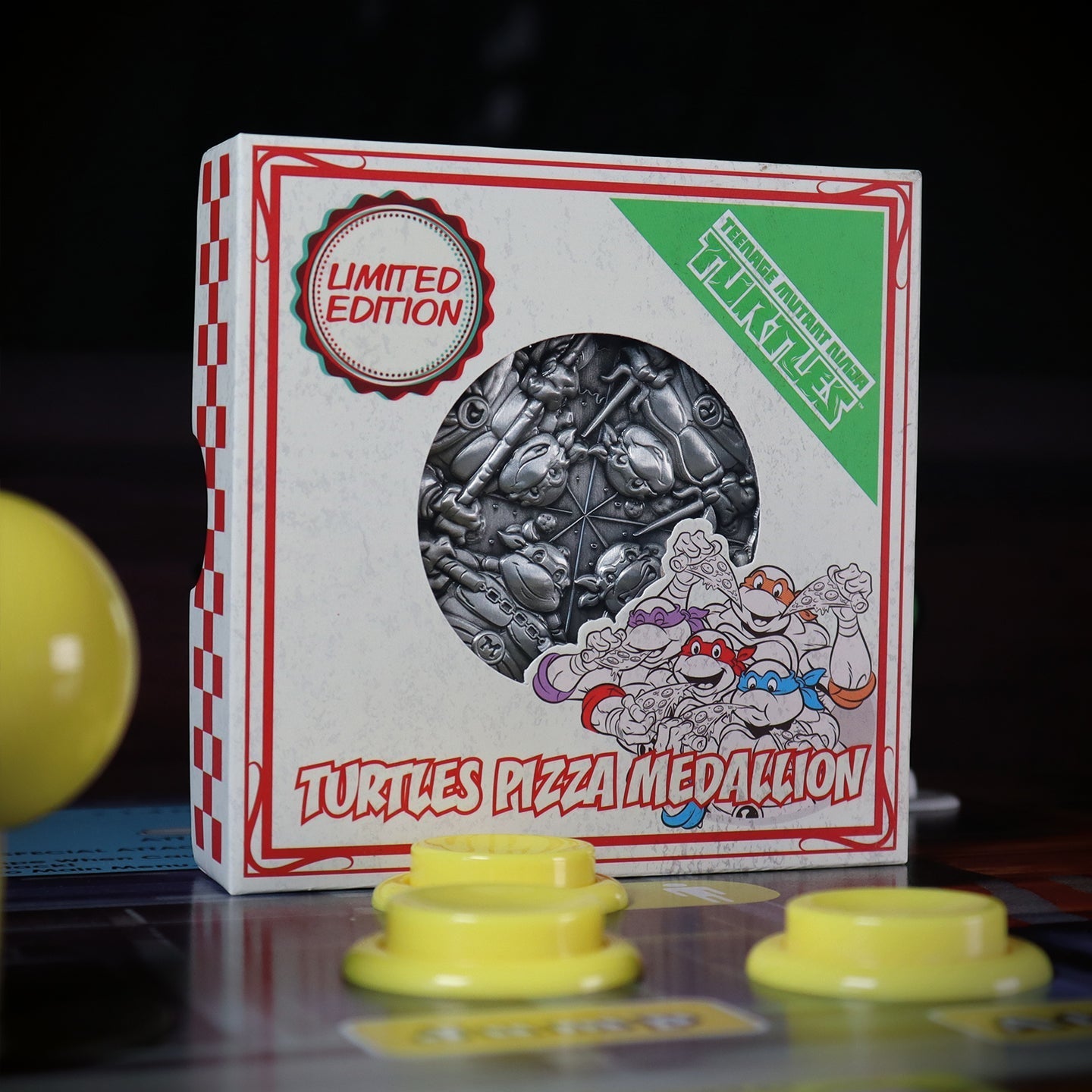 Médaillon collector Les Tortues Ninja - Pizza
