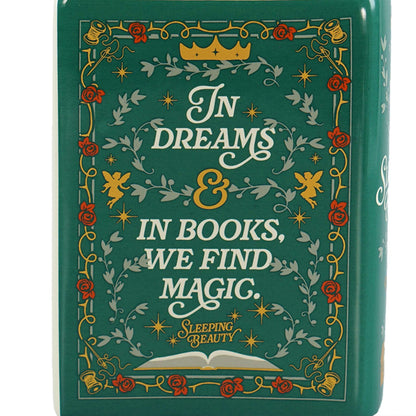 Cache-pot livre en céramique La Belle au bois dormant - 14 cm