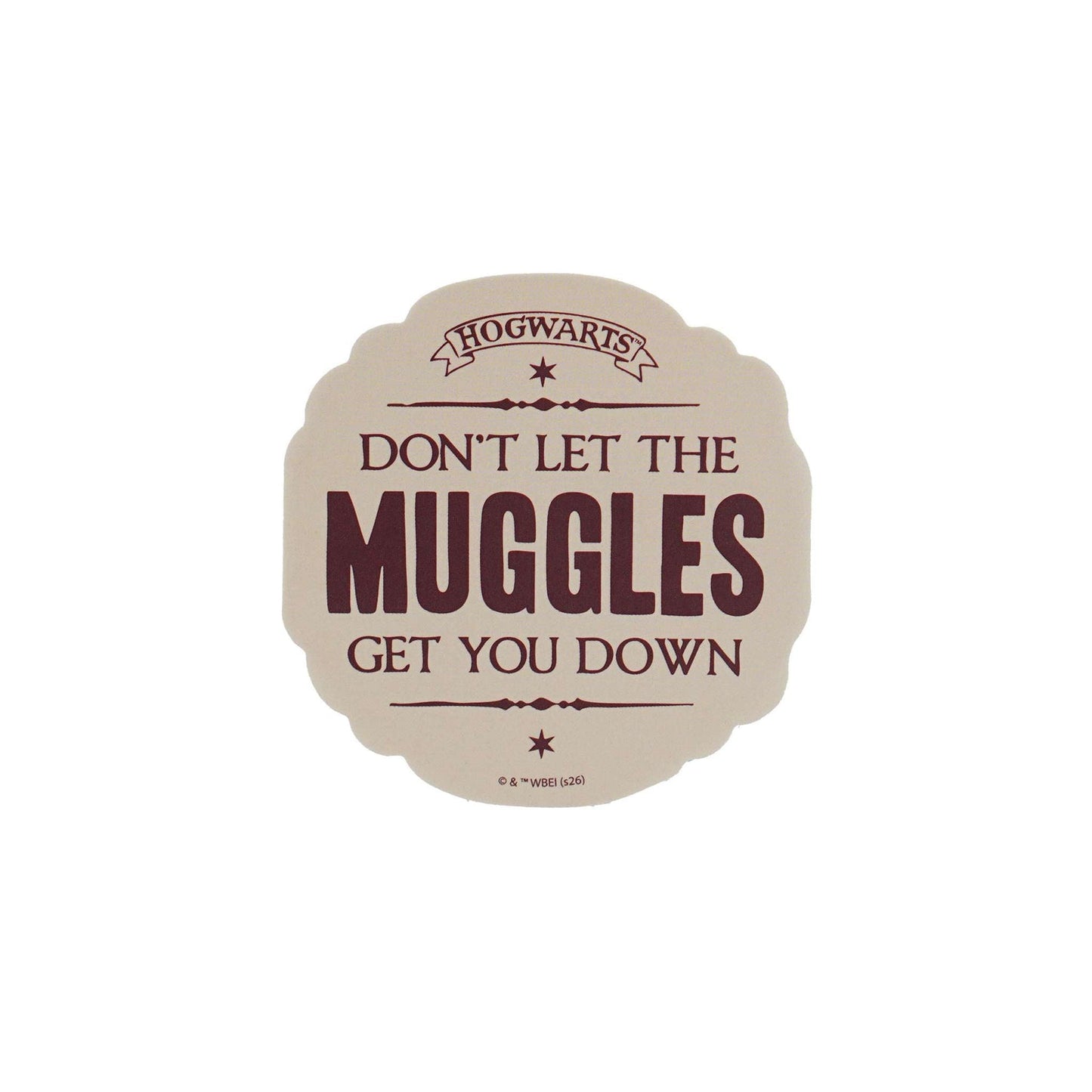Sticker vinyle Harry Potter - Ne laissez pas les Moldus