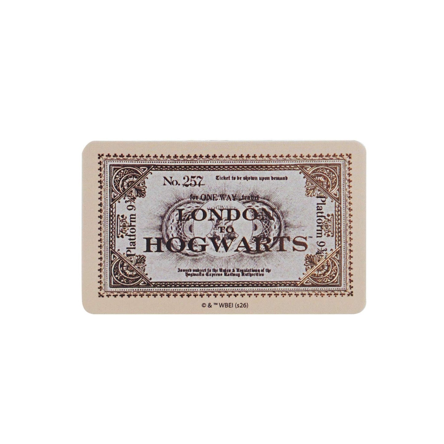 Harry Potter Vinyl-Aufkleber – London nach Hogwarts