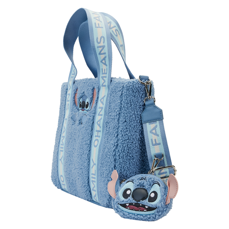 Tote Bag avec Porte Monnaie Lilo et Stitch - Stitch "Sherpa"