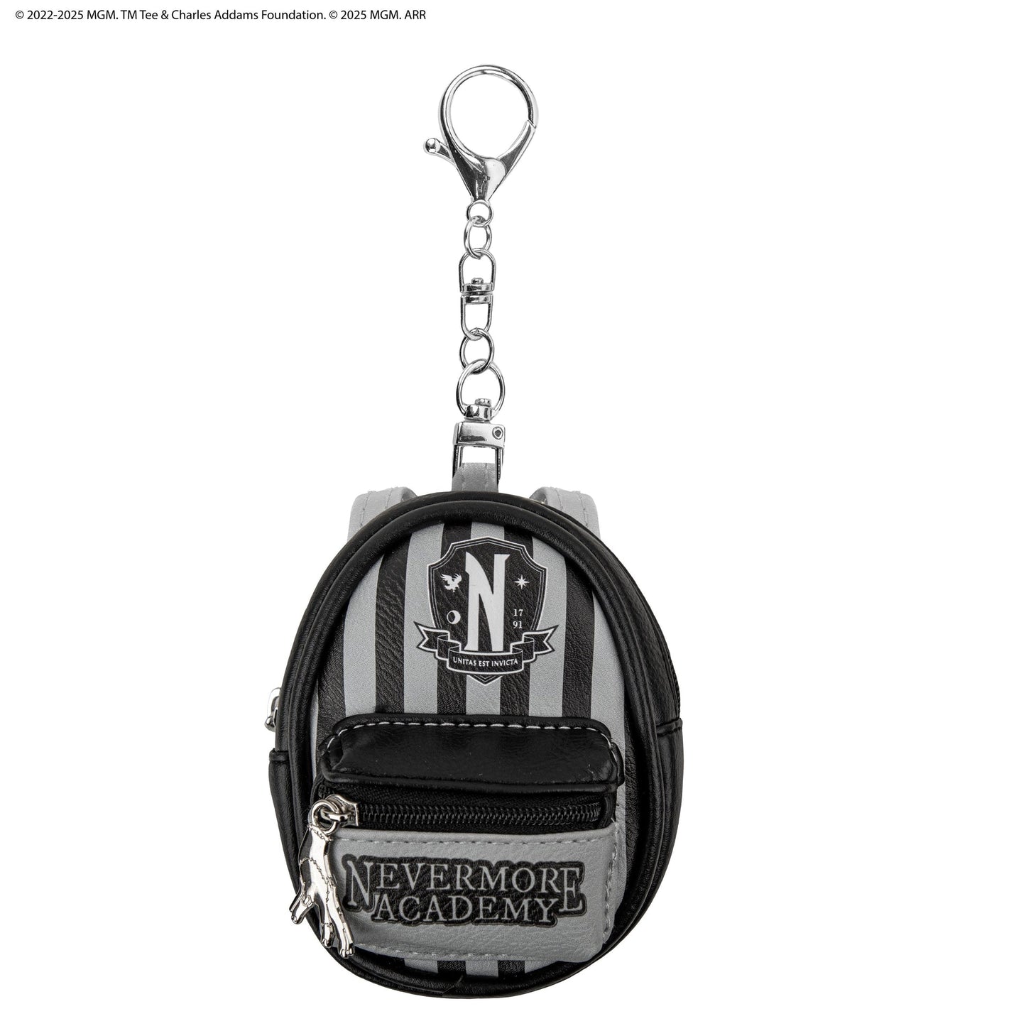 Porte-clés Pochette Noir Académie Nevermore