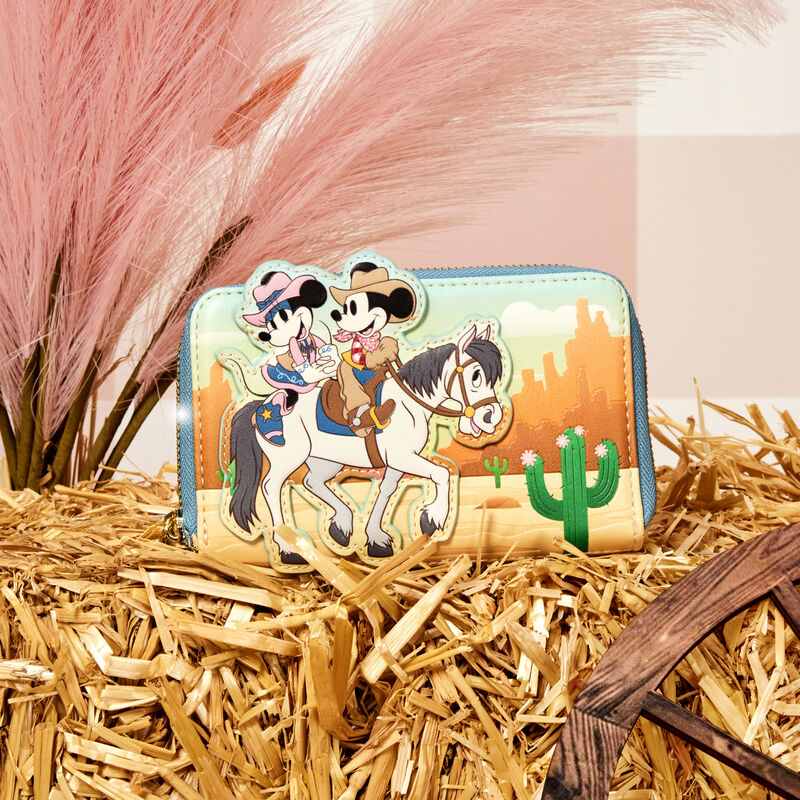 Porte-monnaie Minnie et Mickey - Western