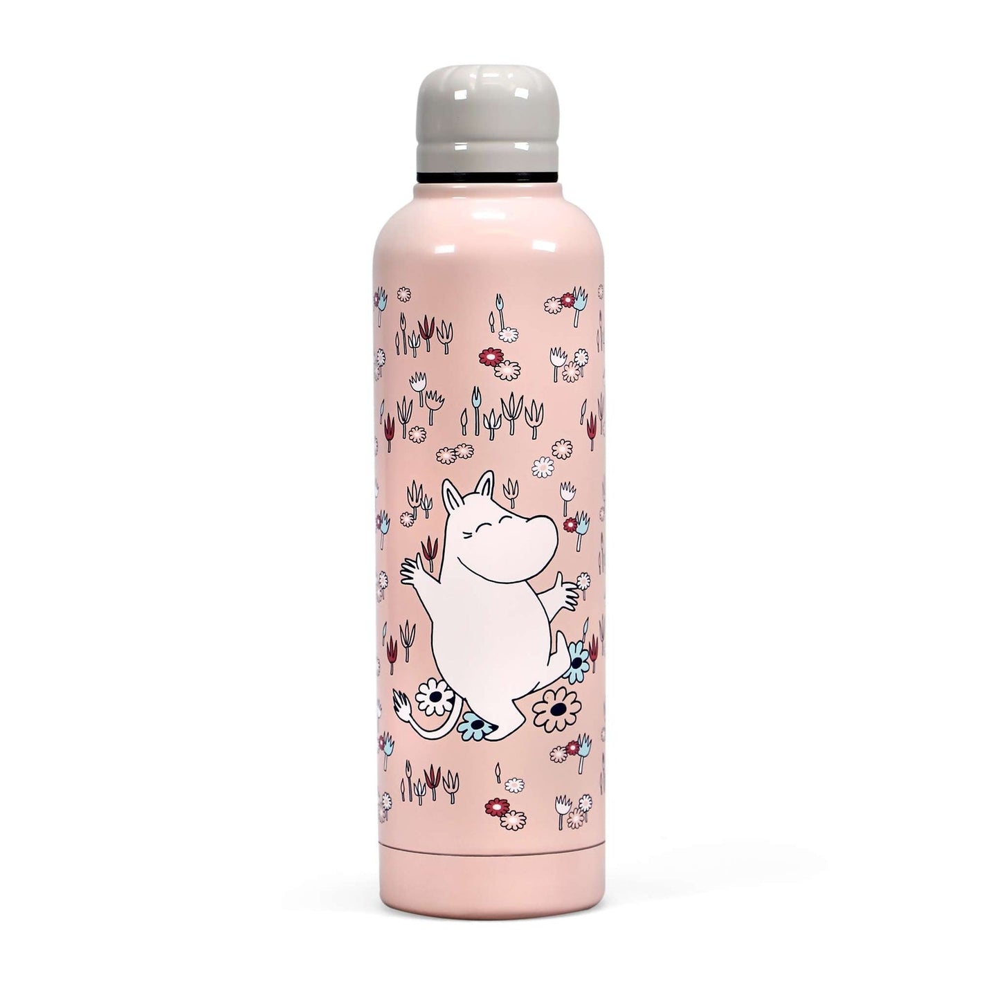 Moomin Metal Water Bottle - Pink 500 ml