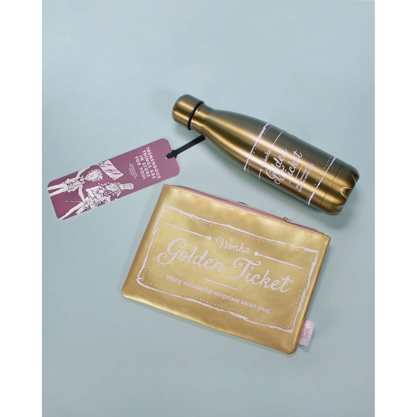 Gourde en métal Roald Dahl - Charlie Golden Ticket 500 ml
