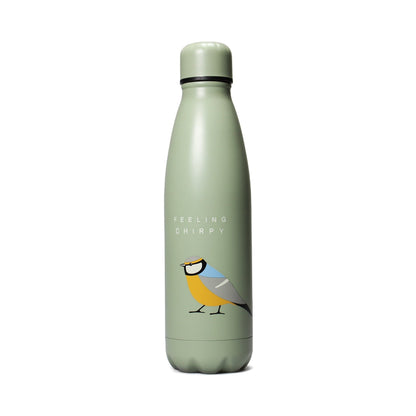 RSPB Metal Water Bottle - Free as a Bird Blue Tit 500 ml