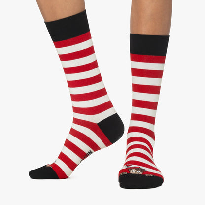 Charlie Peek-A-Boo Socken – Streifen