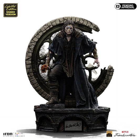 Statue Frankensteins Monster - Guillermo Del Toros Frankenstein (Signierte Version) - Deluxe Art Scale 1/10