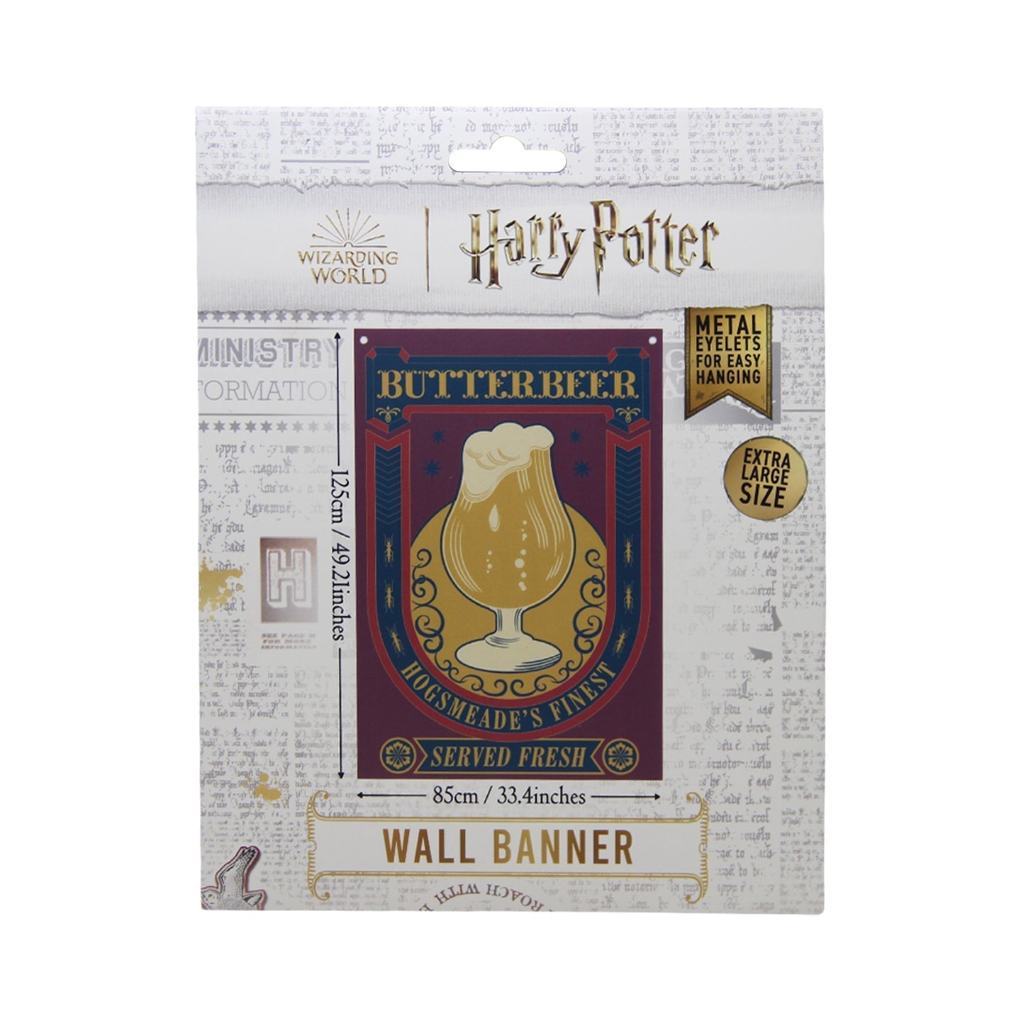 Bannière murale Harry Potter - Butterbeer