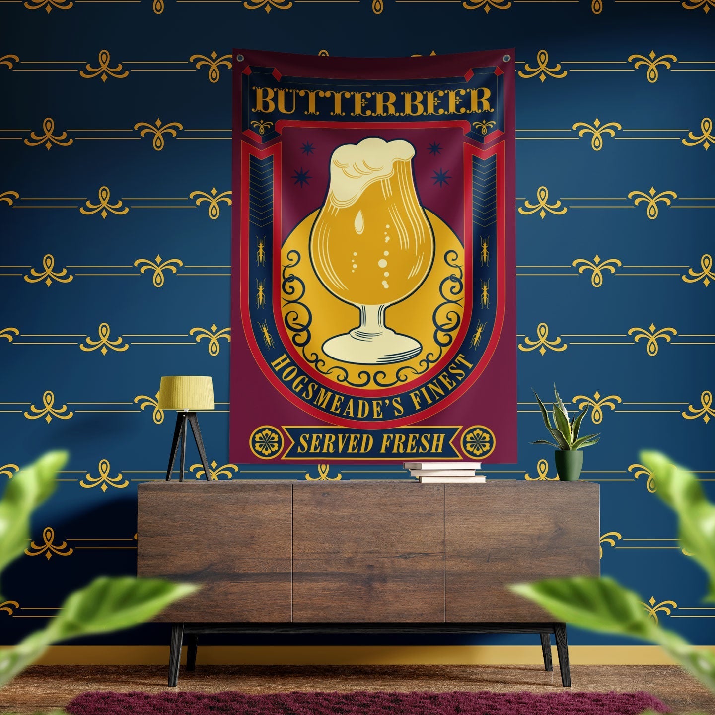 Bannière murale Harry Potter - Butterbeer