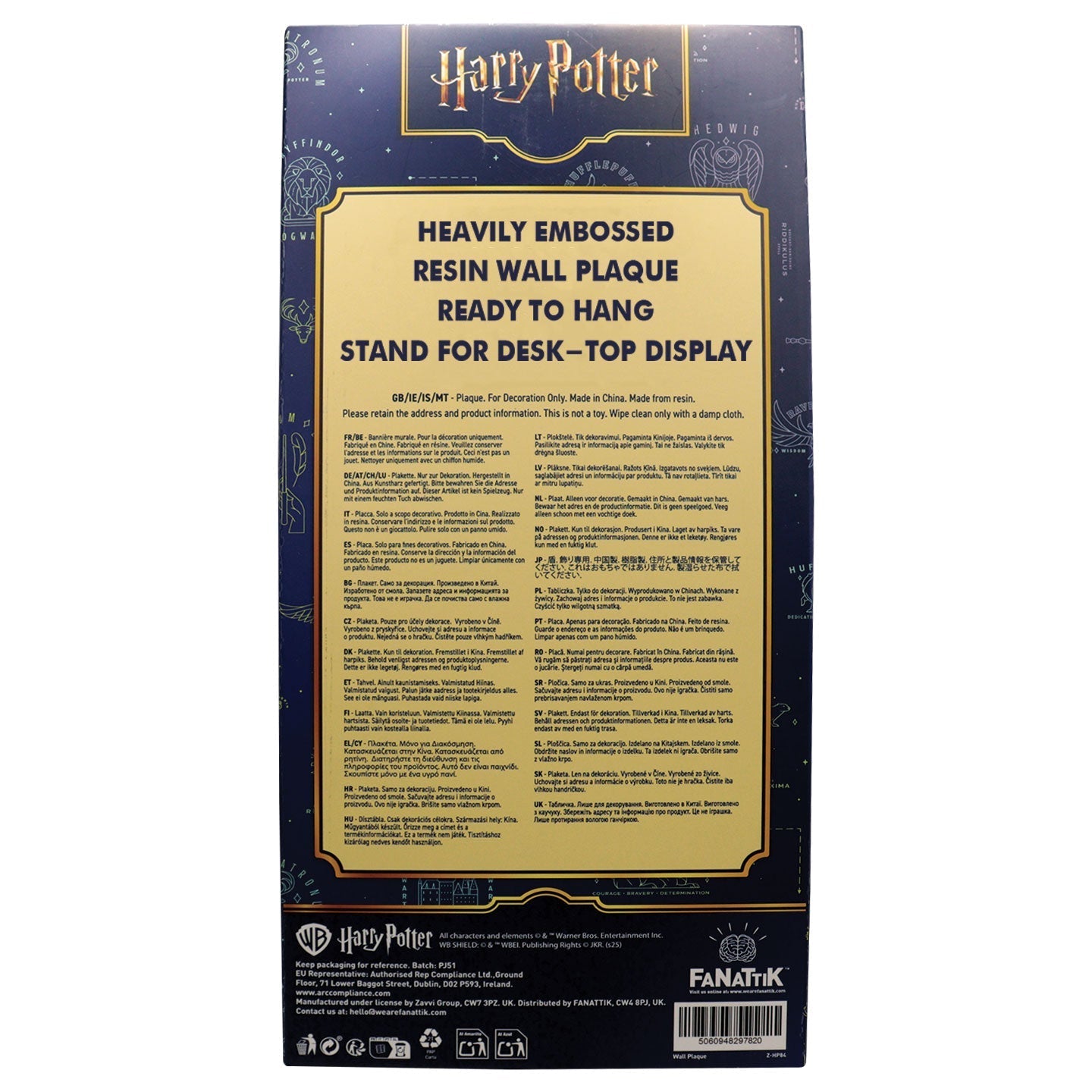 Plaque résine Harry Potter - Mermaid Stained Glass Window