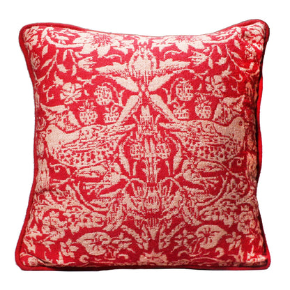 William Morris Cushion - Raspberry Raspberry