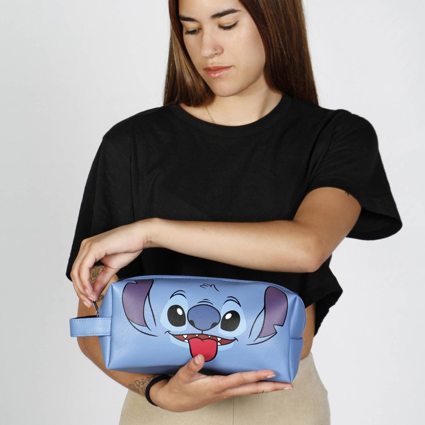 lilo et stitch face trousse de toilette de voyage brick plus