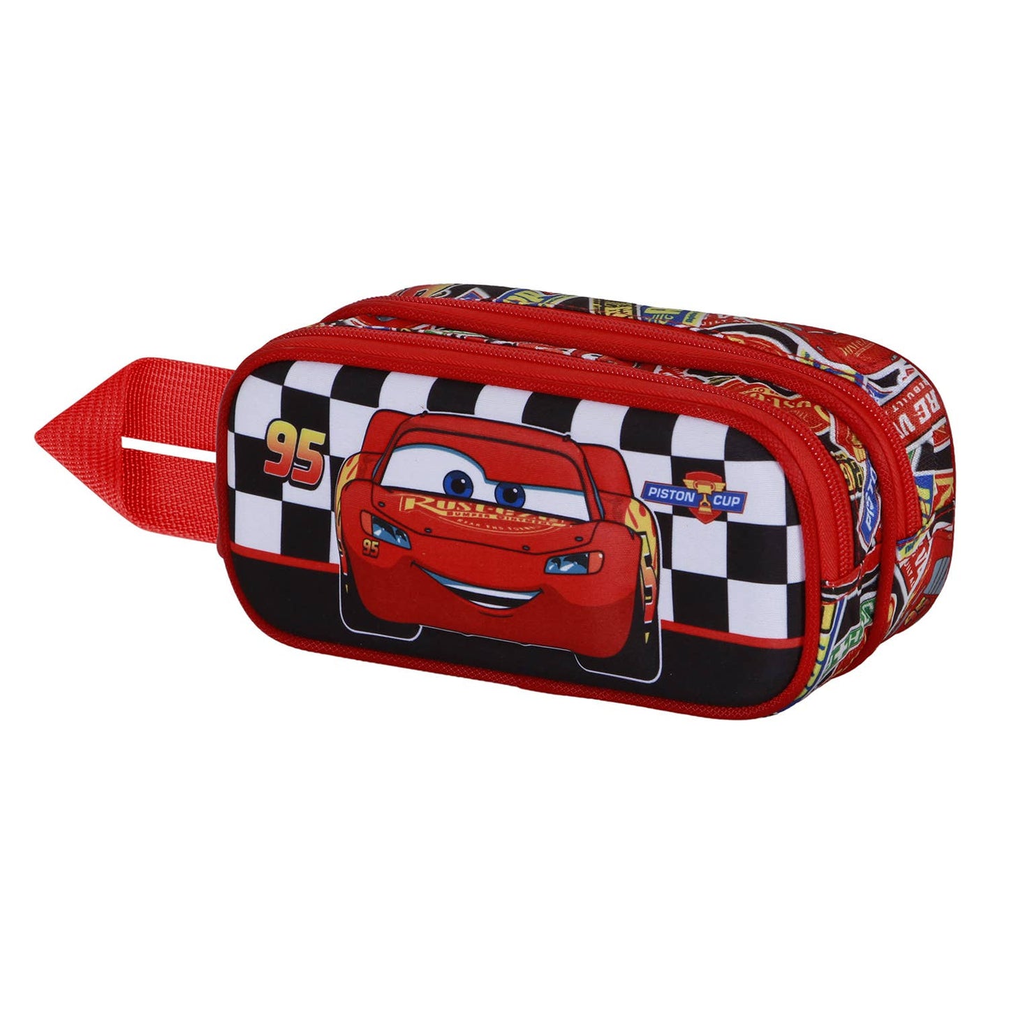 Trousse 3D Double Disney Cars 3 « Racer » – Rouge