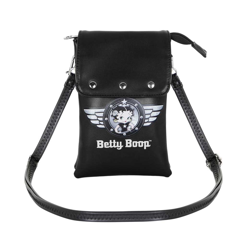 Betty Boop Motor Love-Handyhülle, Schwarz
