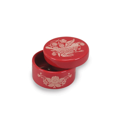 Boîte à bijoux en céramique William Morris - StrawberryThief Framboise